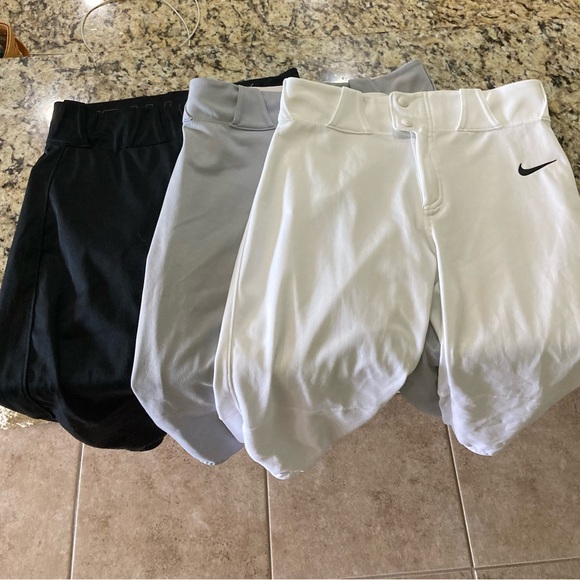 Set of 3) Nike Youth Vapor Select High Baseball Pant XL